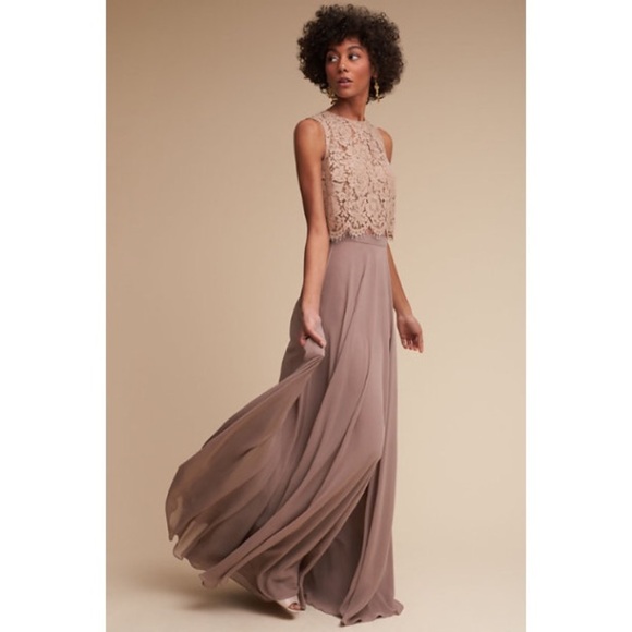 Jenny Yoo Collection Hampton Long A-Line Skirt - Picture 4 of 9